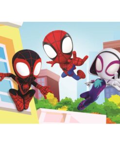 Clementoni Supercolor Puzzel Spidey and His Amazing Friends 2x20 Stukjes - Afbeelding 2