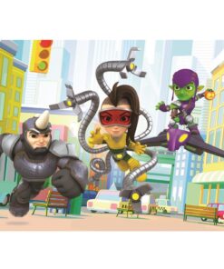 Clementoni Supercolor Puzzel Spidey and His Amazing Friends 2x20 Stukjes - Afbeelding 3