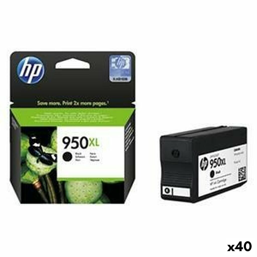 Compatibele inktcartridge HP Zwart (40 Stuks)
