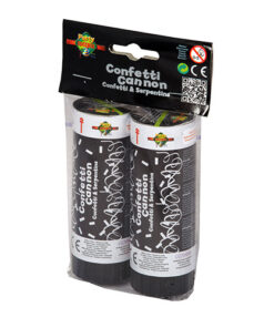 Confettikanon Party Cannon Foil Strips Zilver
