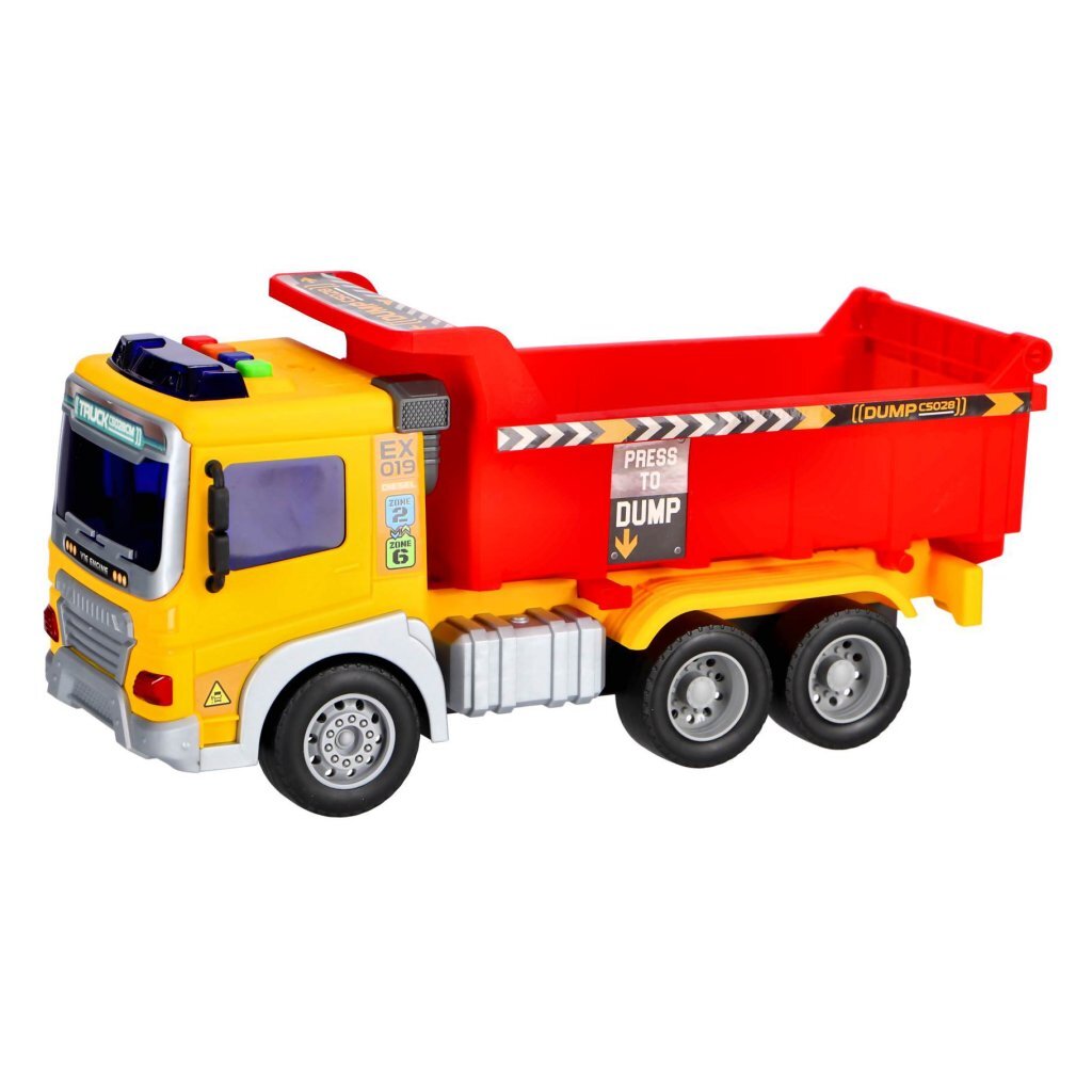 Constructie Truck 30 cm + Licht en Geluid - Afbeelding 2