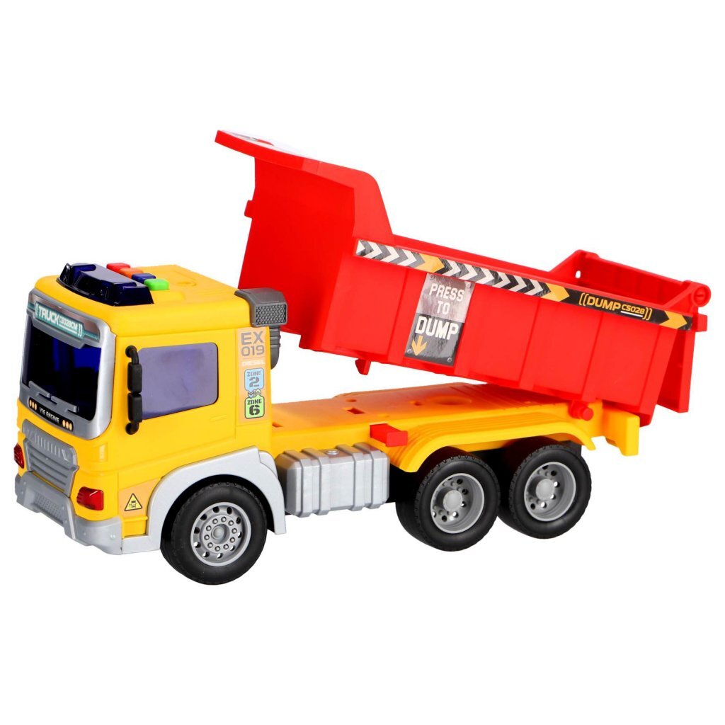 Constructie Truck 30 cm + Licht en Geluid - Afbeelding 3
