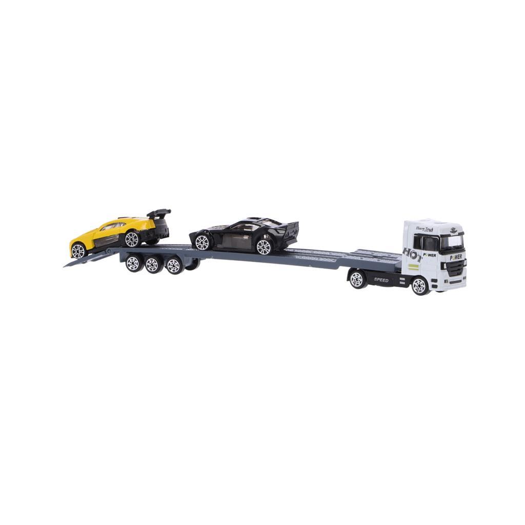 Die-Cast Transporter + 2 Voertuigen - Afbeelding 3