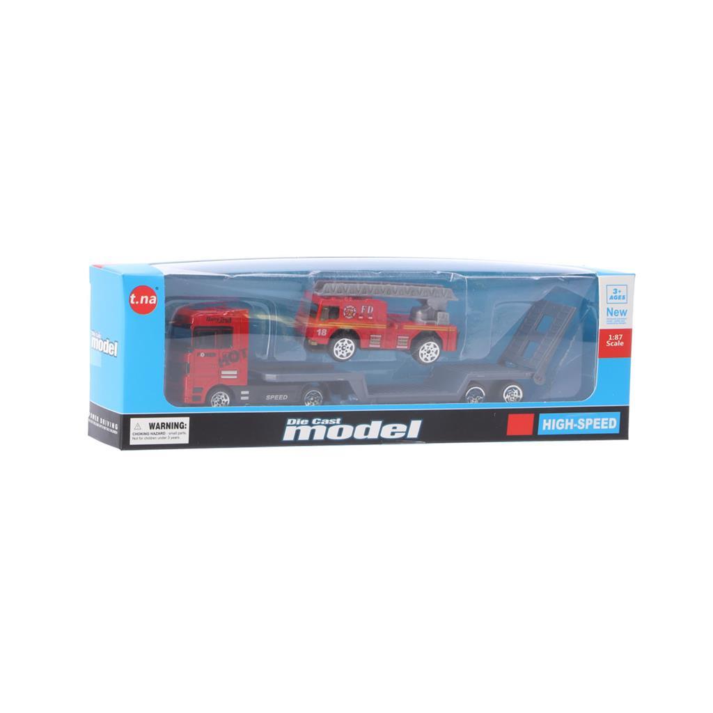 Die-Cast Transporter + Voertuig Assorti - Afbeelding 2