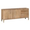 Dientafel 193 x 48 x 87 cm Natuurlijk Mangohout