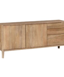 Dientafel 193 x 48 x 87 cm Natuurlijk Mangohout