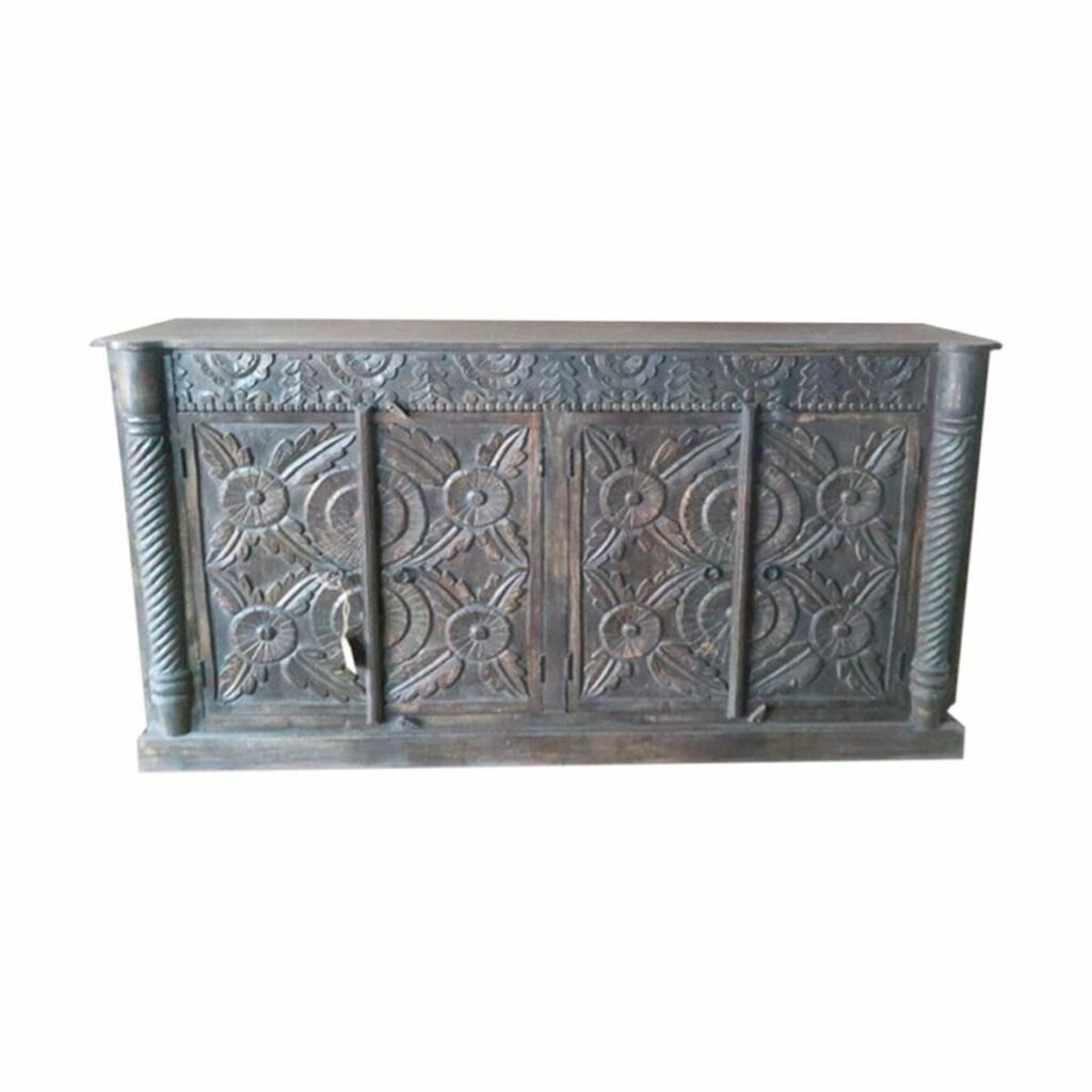 Dientafel Alexandra House Living Bruin Acacia Mangohout 44 x 100 x 180 cm