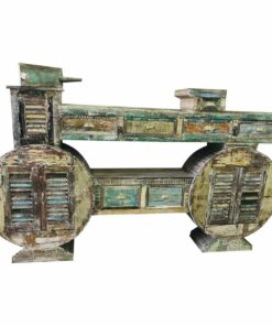 Dientafel Alexandra House Living Groen Gerecycleerd Hout 40 x 155 x 268 cm