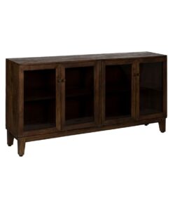 Dientafel Bruin Kristal Mangohout 180 x 35 x 87 cm