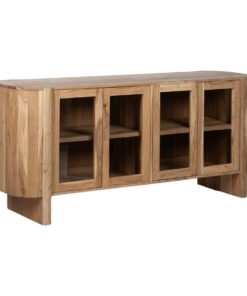 Dientafel CREEL Natuurlijk Kristal Mangohout 180 x 40 x 80 cm