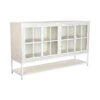 Dientafel DKD Home Decor 170 x 45 x 100 cm Metaal Wit Mangohout