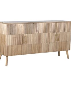 Dientafel DKD Home Decor Gouden Lichtbruin Paulownia hout Hout MDF 157 x 40 x 80 cm
