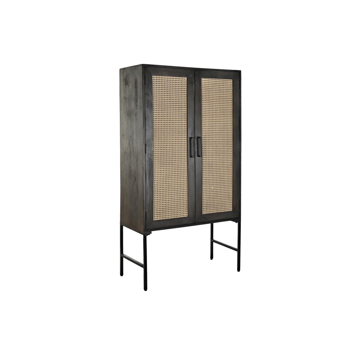 Dientafel DKD Home Decor Hout Mangohout Bruin Zwart 85 x 40 x 162,5 cm