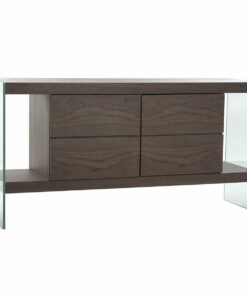 Dientafel DKD Home Decor Kristal Hout MDF (160 x 45 x 80 cm)