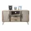 Dientafel DKD Home Decor Metaal Paulownia hout (120 x 41 x 65 cm)