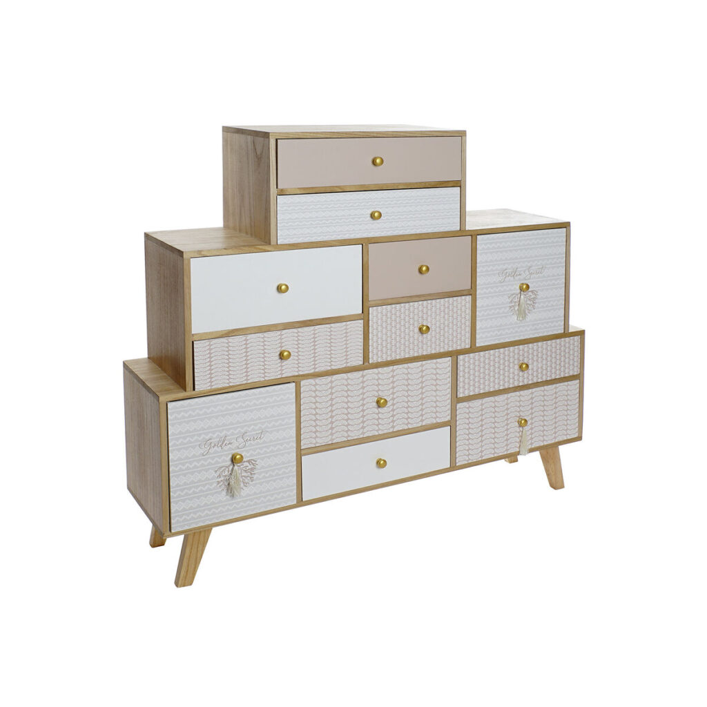 Dientafel DKD Home Decor Natuurlijk Paulownia hout 120 x 25 x 110 cm