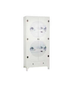 Dientafel DKD Home Decor Wit 85,5 x 50,5 x 186,2 cm