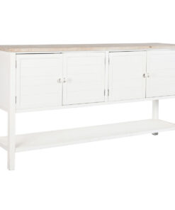 Dientafel DKD Home Decor Wit Spar Hout MDF 160 x 40 x 86 cm