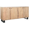 Dientafel Home ESPRIT Metaal Acacia 170 x 40 x 80 cm