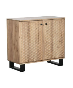 Dientafel Home ESPRIT Metaal Acacia 88 x 40 x 80 cm