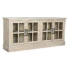 Dientafel Home ESPRIT Natuurlijk Hout Kristal 180 x 40 x 82 cm