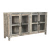 Dientafel Home ESPRIT Wit Bruin Gerecycleerd Hout 170 x 40 x 90 cm