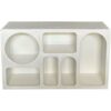 Dientafel Home ESPRIT Wit Hout MDF 120 x 26 x 75 cm