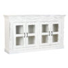 Dientafel Home ESPRIT Wit Kristal Mangohout 180 x 40 x 100 cm
