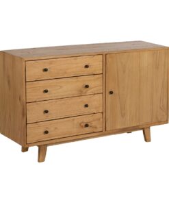 Dientafel Natuurlijk Hout 130 x 40 x 80 cm