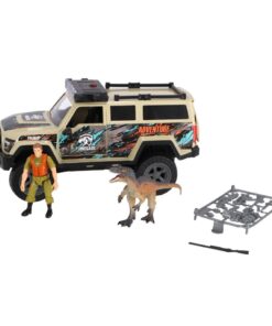 Alternative view of Dinobase Terreinwagen met Dino + Licht en Geluid