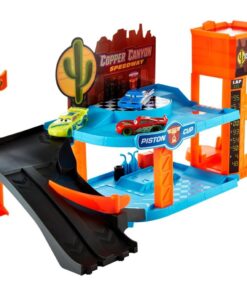 Disney Cars Garage Glow Racers + 3 Auto's - Afbeelding 3