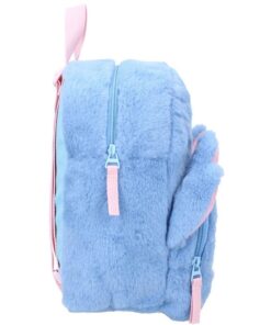 Disney Pluche Rugzak Stitch 26x21x11 cm Lichtblauw/Lichtroze - Afbeelding 2
