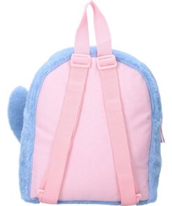 Disney Pluche Rugzak Stitch 26x21x11 cm Lichtblauw/Lichtroze - Afbeelding 3