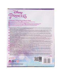 Disney Princess 3 Rings Zwembad Ariel + Strandbal Blauw/Roze - Afbeelding 3
