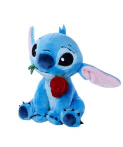 Alternative view of Disney Stitch Knuffel Stitch met Roos 25 cm