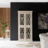 Display Standaard Alexandra House Living Glas Ijzer Mangohout 40 x 183 x 90 cm