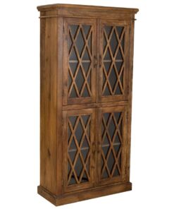 Display Standaard Alexandra House Living Hout Glas 40 x 183 x 90 cm