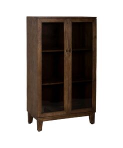 Display Standaard Bruin Kristal Mangohout 80 x 40 x 140 cm