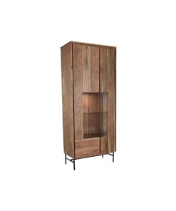 Display Standaard DKD Home Decor 80 x 40 x 197 cm Kristal Aluminium Acacia