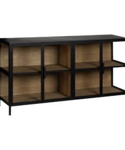 Display Standaard Zwart Natuurlijk 150 x 38 x 80 cm