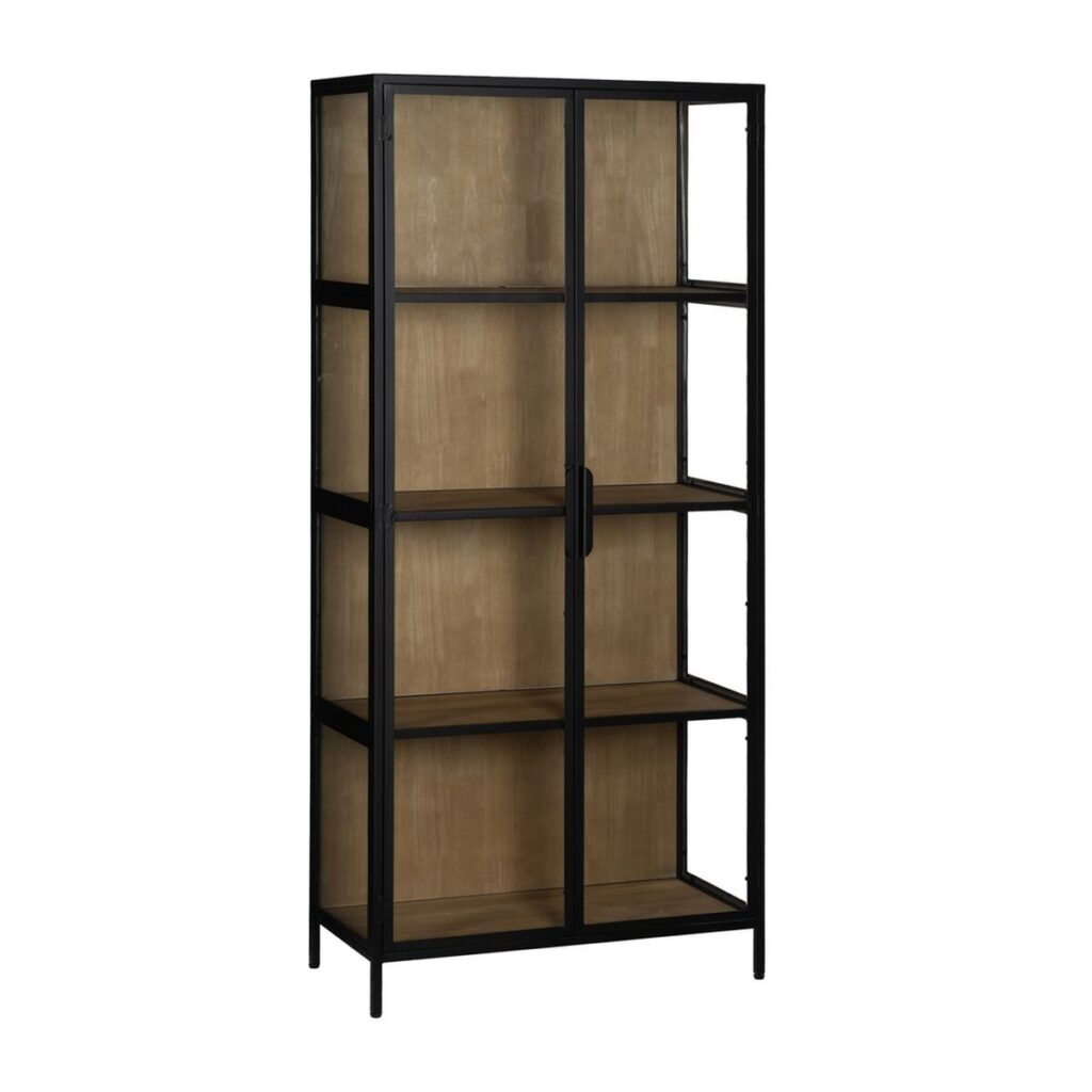 Display Standaard Zwart Natuurlijk 80 x 38 x 180 cm