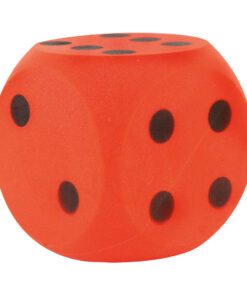 Dobbelsteen Soft Rood 16 cm