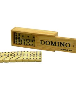 Domino in Houten Kistje