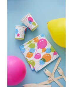 Alternative view of Duni Servetten Splash Balloons 33x33 cm 20 Stuks