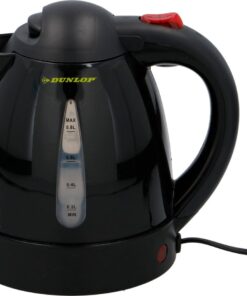 Dunlop Camping waterkoker Zwart 12V Stekker