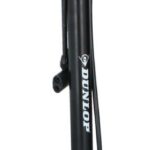 Dunlop Fietspomp staand met Extra Ventielen Zwart