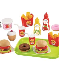 Ecoiffier Voedsel en Snackset + Dienblad 25-delig