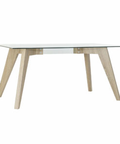 Eettafel DKD Home Decor Kristal Hout MDF 160 x 90 x 75 cm