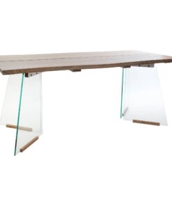 Eettafel DKD Home Decor Kristal Hout MDF (180 x 90 x 76 cm)