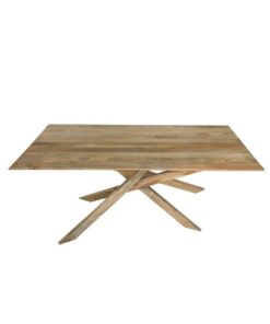 Eettafel DKD Home Decor Natuurlijk Mangohout (180 x 90 x 76 cm)